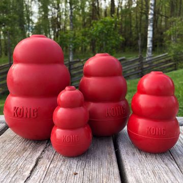Kong® Classic finns i fyra storlekar Kong® Classic
