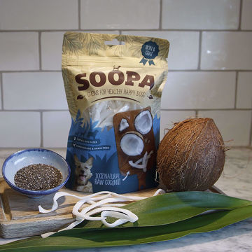 Visa detaljer för Kokosnöt - Soopa Chew veganska tuggisar Soopa chews - coconut