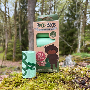 Komposterbara bajspåsar av majssträkelse Komposterbara bajspåsar av majssträkelse