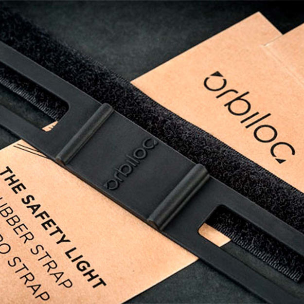 Orbiloc Straps, remmar till Orbiloc Safety Light kommer i svart.