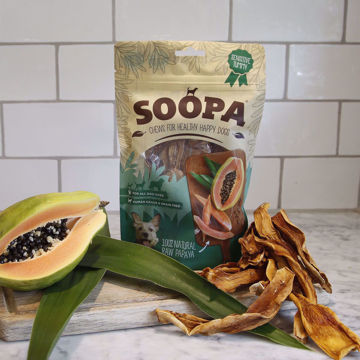 Visa detaljer för Papaya - Soopa Chew veganska tuggisar Soopa chews - papaya