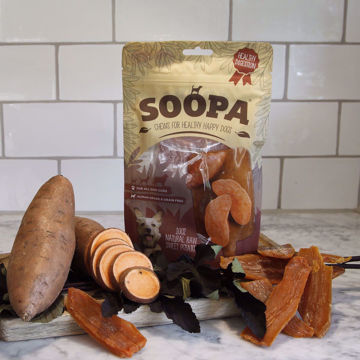 Visa detaljer för Sötpotatis - Soopa Chew veganska tuggisar Soopa chews - sweetpotato