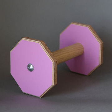 Visa detaljer för Lydnadsapport LG - MELLAN ljuslila Ljuslila apportbock, svensktillverkad i ek och plywood