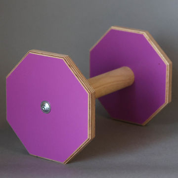 Visa detaljer för Lydnadsapport LG - STOR lila Lydnadsapport i storlek STOR med greppinne av ek