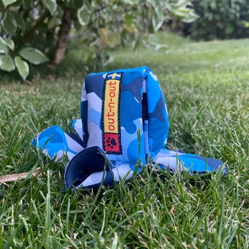 Visa detaljer för Cookie Squid® Comet godisboll kastvänlig Camo Blå camouflagemönstrad cookie squid cometboll