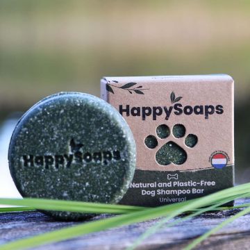 Visa detaljer för HappySoaps hundschampokaka - Universal HappySoaps Universal passar de flesta pälsar