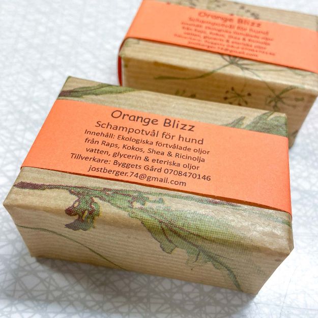 Orange Blizz, ny fräsch tvål med doft av apelsin