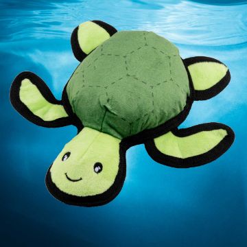 Visa detaljer för Mjukisleksak sköldpadda med pip, Beco Sköldpadda av återvunnet material. Med pip i magen.