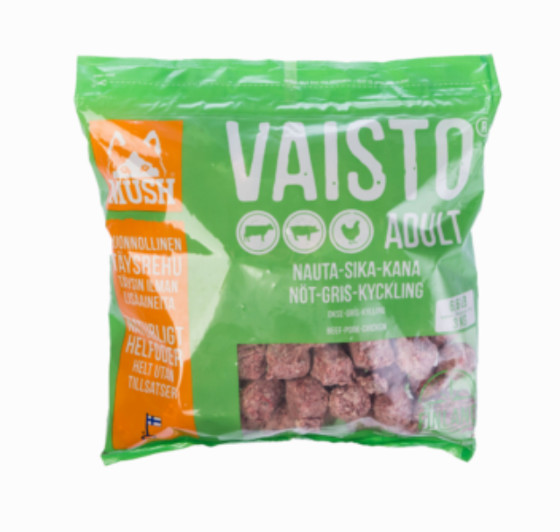 Bild på MUSH Vaisto® GRÖN 3 kg fryst helfoder
