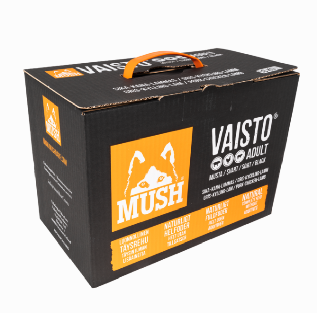 Bild på MUSH Vaisto® SVART 10 kg fryst helfoder