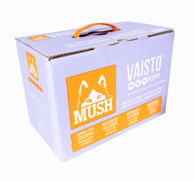 Bild på MUSH Vaisto® puppy LJUSLILA 10 kg fryst helfoder