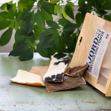 Visa detaljer för Njord nötchips med päls 5-pack - tuggben Nötchipsen från Njord kommer i en fempack.