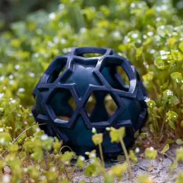 Visa detaljer för Hundleksak Stellar gallerboll - Hevea Gallerboll med stjärnmönster