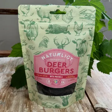 Visa detaljer för Hjort hundgodis Deer Burgers - Farm & Forest® Farm & Forests hundgodis Deer Burgers