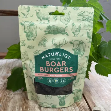 Visa detaljer för Vildsvin hundgodis Boar Burgers - Farm & Forest® Vildsvin hundgodis Boar Burgers - Farm & Forest