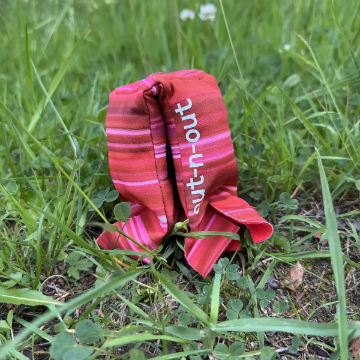 Visa detaljer för Cookie Squid® Comet godisboll kastvänlig röd rand Rödrandig Cookie Squid Cometboll som är kastvänlig