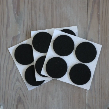 Visa detaljer för Doftbärare svart -  ø 38 mm möbeltassar Möbeltassar till Nosework.