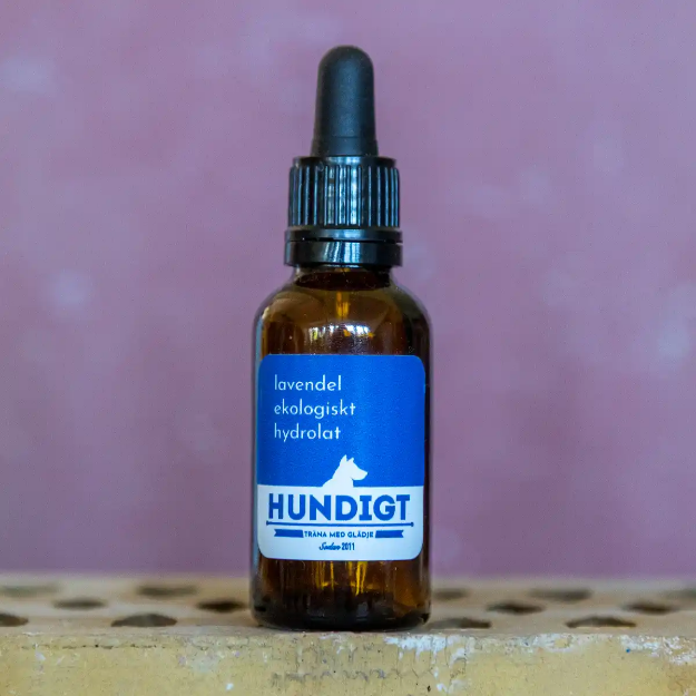 Ekologisk hydrolat lavendel till nosework i 30 ml brun flaska.