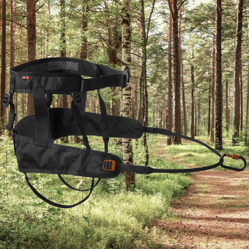 Visa detaljer för Non-stop dogwear CaniX 2.0 belt - löparbälte CaniX 2.0 belt har ett unikt utseende med sina två midjeremmar som fördelar vikten jämt och är skonsamt för ryggen.