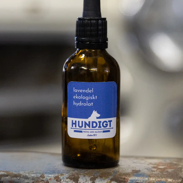 Ekologisk hydrolat lavendel till nosework i 50 ml brun flaska.
