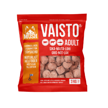 Bild på MUSH Vaisto® RÖD 3 kg fryst helfoder