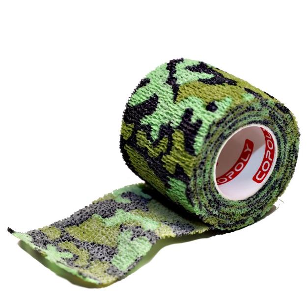 Elastisk klisterlinda med camouflagemösnter