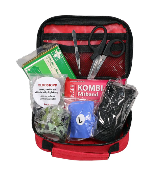 Första hjälpen-kit för jakthund